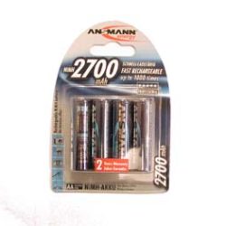 Vvs-El-artikler - Batterier-BATTERI  AA 2600 mAH-GENOPLADELIG Winther Engros